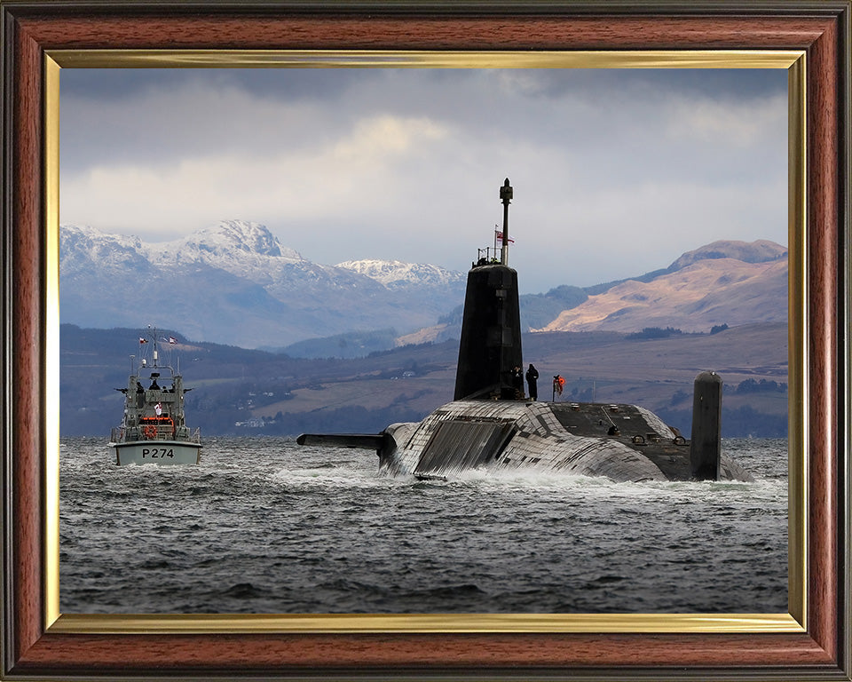 HMS Vigilant S30 Royal Navy Vanguard class Submarine Photo Print or Framed Print - Hampshire Prints