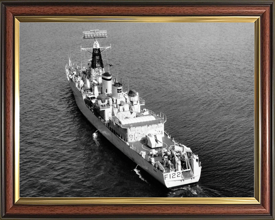 HMS Gurkha (F122) Royal Navy Tribal Class Frigate Port Quarter View Photo Print Wall Art Decor - Posters, Prints, & Visual Artwork - by Hampshire Prints (image 9 of 9)