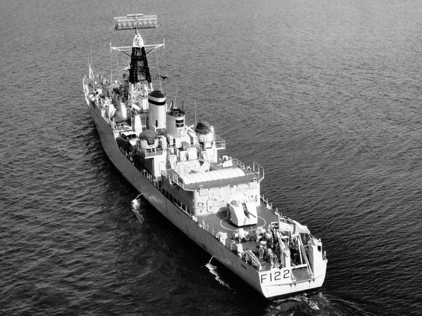 HMS Gurkha F122 Tribal Class Frigate January 1971