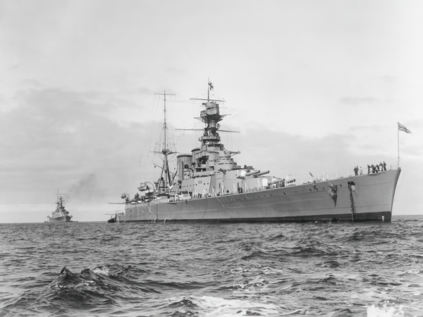 HMS Hood 51 Admiral Class Battlecruiser 1924