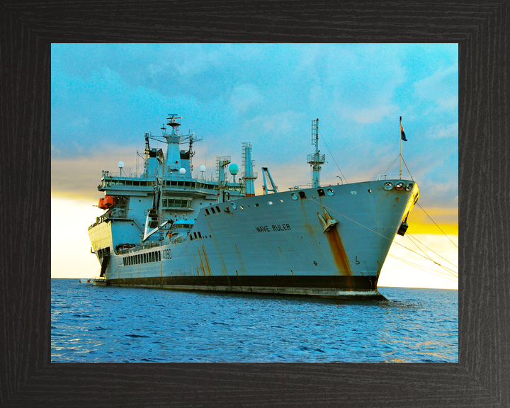 RFA Wave Ruler A390 Wave Class Tanker November 2010 Buoy at Sunset Photo Print - Posters, Prints, & Visual Artwork - by Hampshire Prints (image 3 of 9)