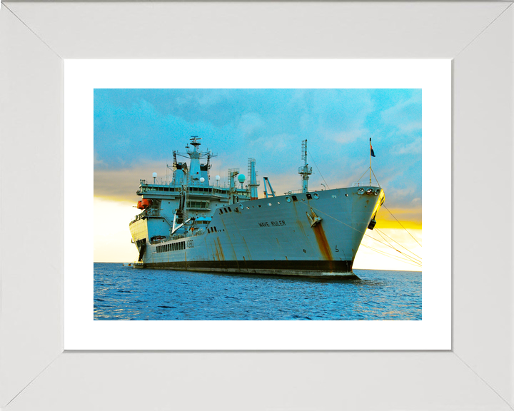 RFA Wave Ruler A390 Wave Class Tanker November 2010 Buoy at Sunset Photo Print - Posters, Prints, & Visual Artwork - by Hampshire Prints (image 4 of 9)