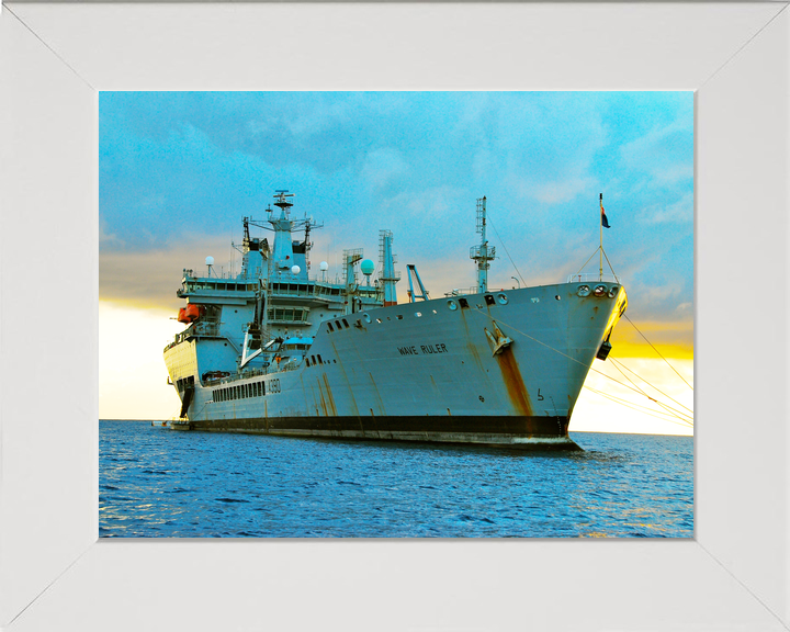 RFA Wave Ruler A390 Wave Class Tanker November 2010 Buoy at Sunset Photo Print - Posters, Prints, & Visual Artwork - by Hampshire Prints (image 5 of 9)