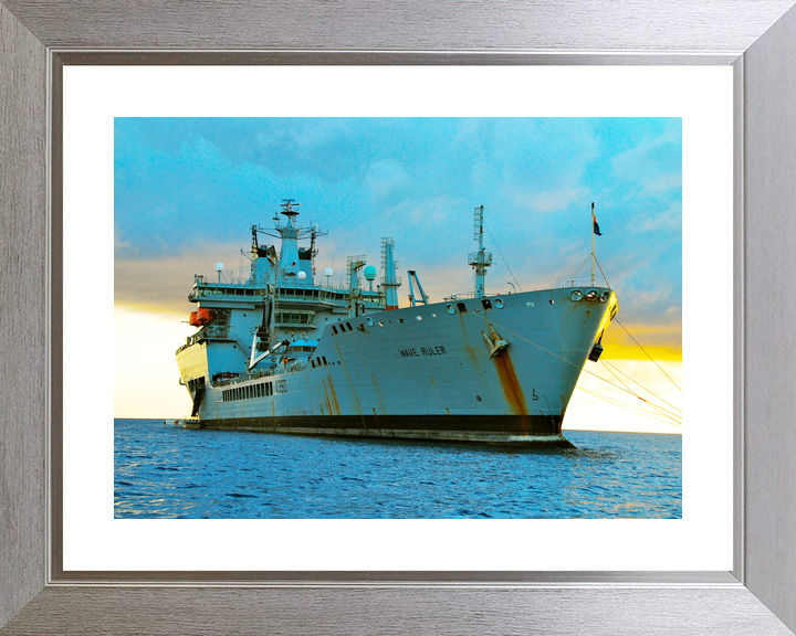 RFA Wave Ruler A390 Wave Class Tanker November 2010 Buoy at Sunset Photo Print - Posters, Prints, & Visual Artwork - by Hampshire Prints (image 6 of 9)