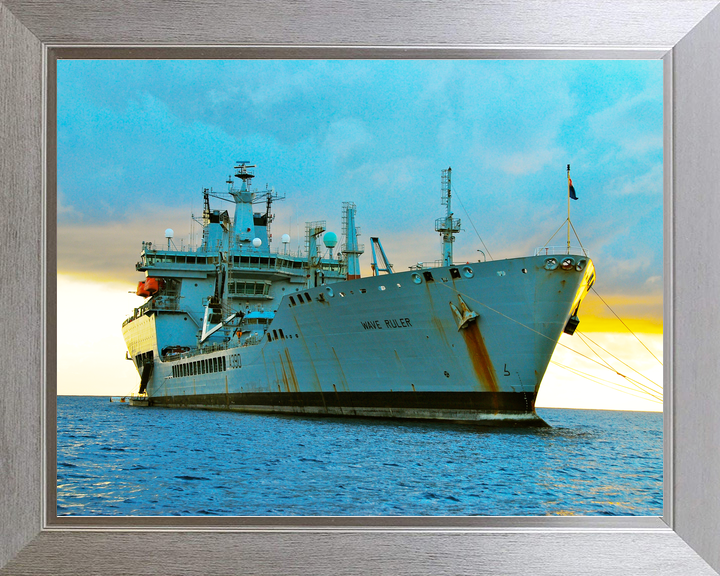 RFA Wave Ruler A390 Wave Class Tanker November 2010 Buoy at Sunset Photo Print - Posters, Prints, & Visual Artwork - by Hampshire Prints (image 7 of 9)