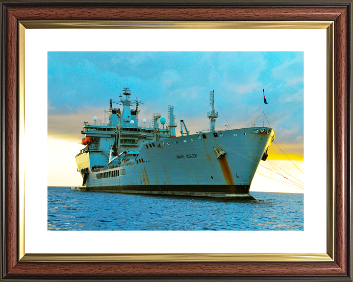 RFA Wave Ruler A390 Wave Class Tanker November 2010 Buoy at Sunset Photo Print - Posters, Prints, & Visual Artwork - by Hampshire Prints (image 8 of 9)