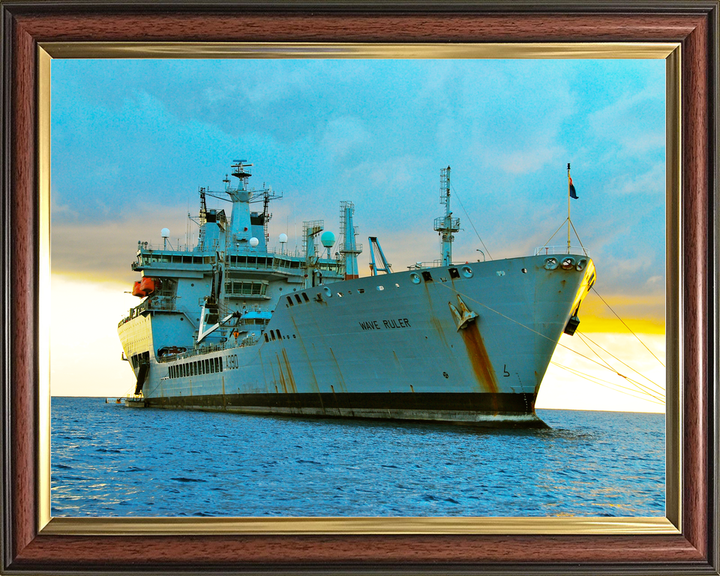 RFA Wave Ruler A390 Wave Class Tanker November 2010 Buoy at Sunset Photo Print - Posters, Prints, & Visual Artwork - by Hampshire Prints (image 9 of 9)
