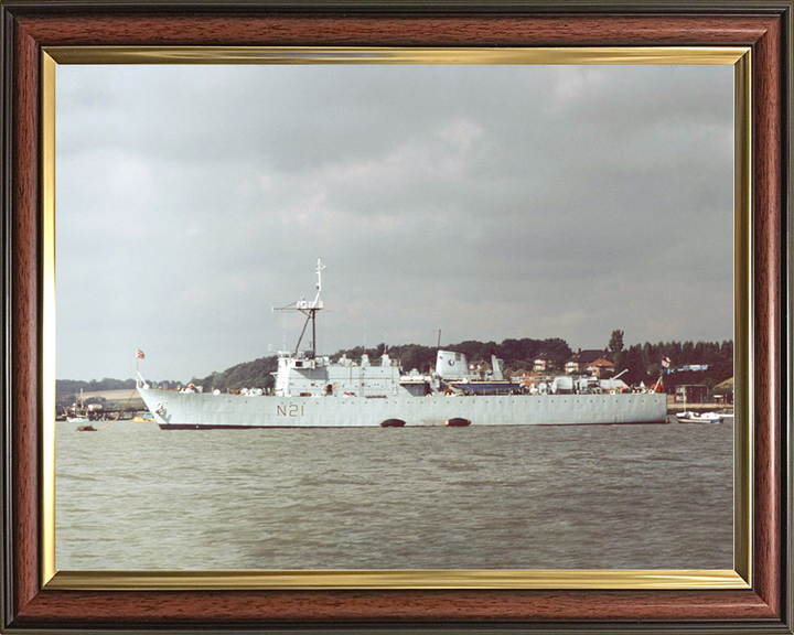 HMS Abdiel (N21) Royal Navy Abdiel Class Minelayer Photo Print Warship Wall Art Posters, Prints, & Visual Artwork Hampshire Prints 10 x 8 Classic Frame No