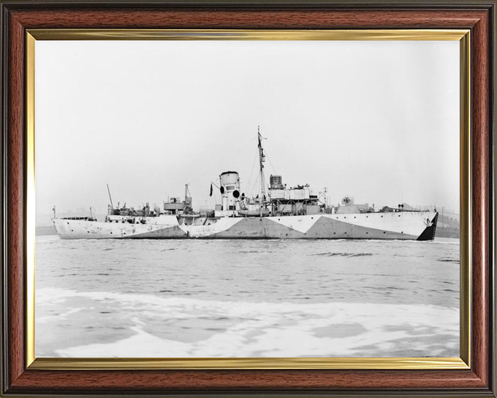 HMS Campanula K18 Royal Navy Flower class corvette Photo Print or Framed Print - Hampshire Prints