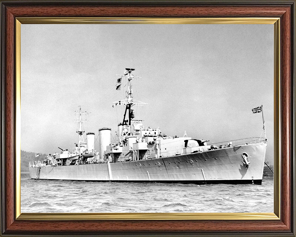 HMS Apollo (M01) Royal Navy Abdiel Class Minelayer Starboard View Warship Photo Print Wall Art Decor Posters, Prints, & Visual Artwork Hampshire Prints 10 x 8 Classic Frame No