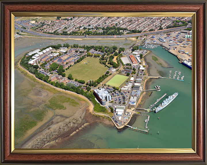 HMS Excellent | Photo Print | Framed Print | Poster | Shore Establishment | Royal Navy Hampshire Prints
