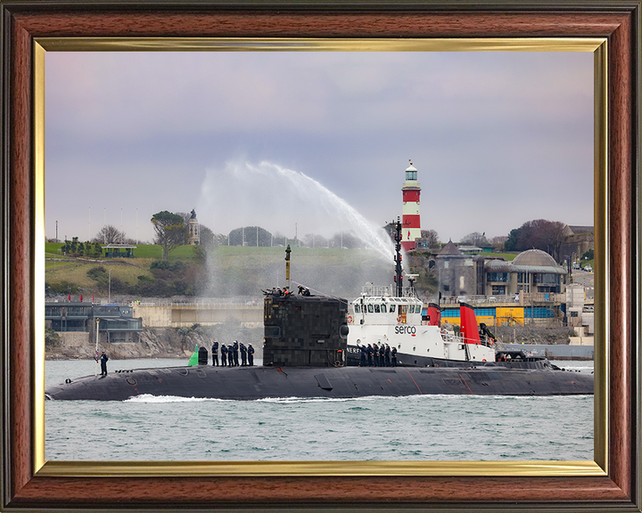 HMS Triumph (S93) Photo Print - Devonport Dec 2024 - Royal Navy Trafalgar Class Submarine