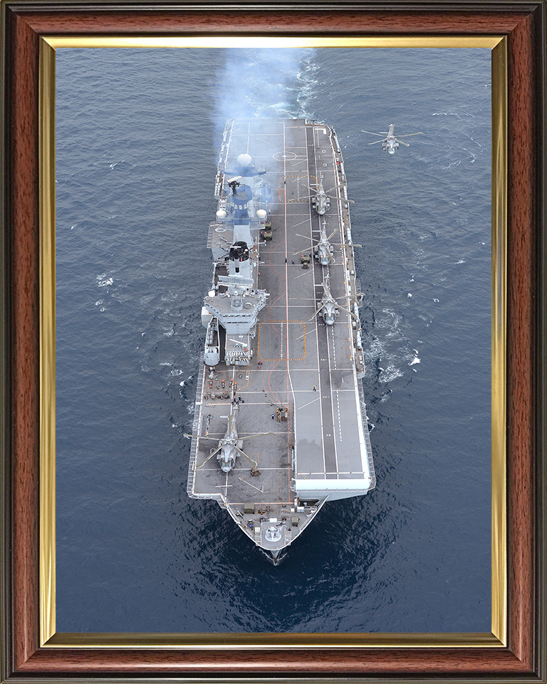 HMS Illustrious R06 | Photo Print | Framed Print | Invincible Class | Aircraft Carrier | Royal Navy Hampshire Prints