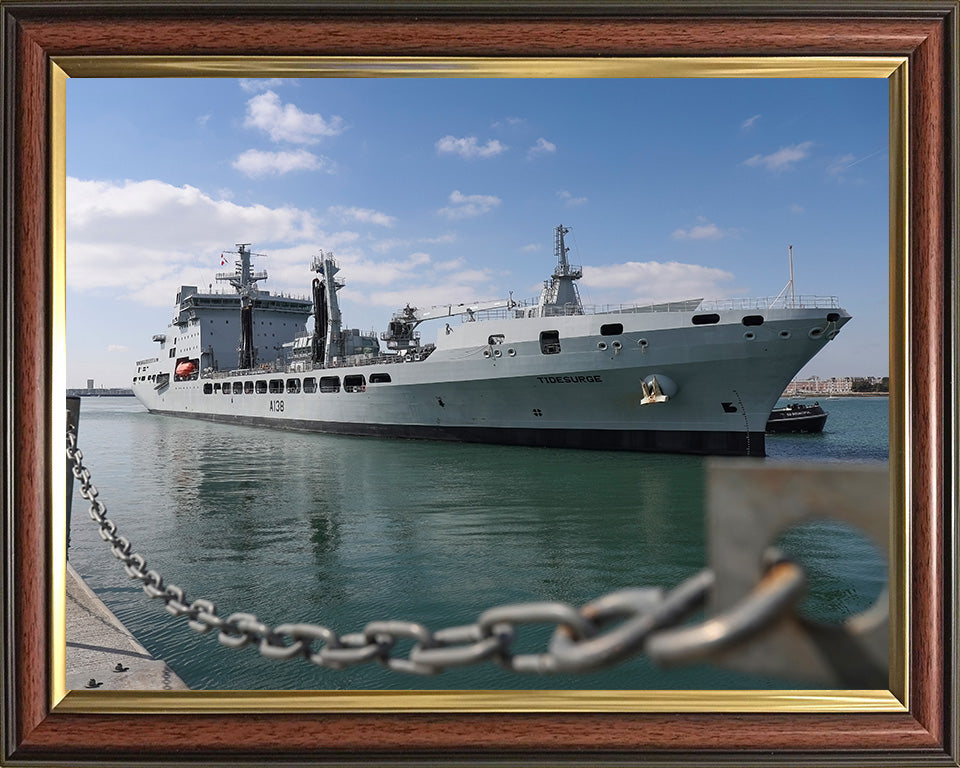 RFA Tidesurge A138 | Photo Print | Framed Print | Tide class | Tanker | Royal Fleet Auxiliary Hampshire Prints