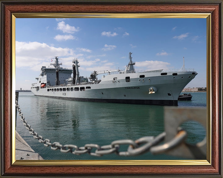 RFA Tidesurge A138 | Photo Print | Framed Print | Tide class | Tanker | Royal Fleet Auxiliary Hampshire Prints