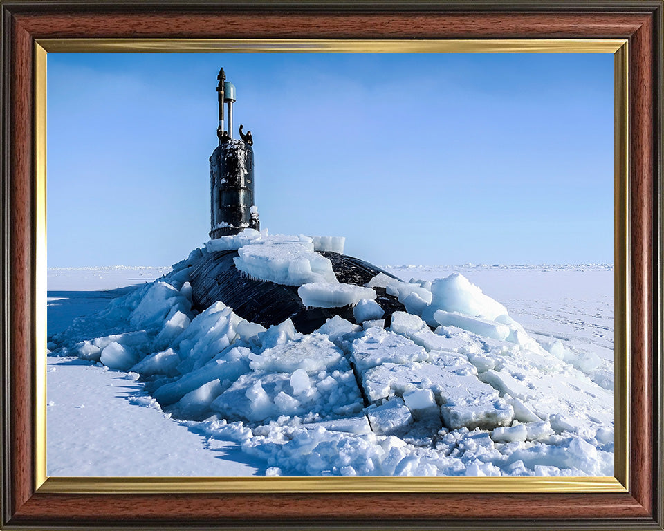 HMS Trenchant S91 Royal Navy Trafalgar class Submarine Photo Print or Framed Print - Hampshire Prints