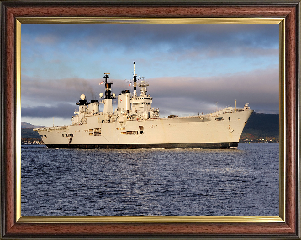 HMS Illustrious R06 | Photo Print | Framed Print | Invincible Class | Aircraft Carrier | Royal Navy Hampshire Prints