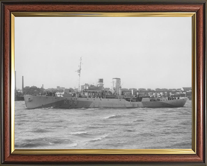 HMS Columbine K94 Royal Navy Flower class corvette Photo Print or Framed Print - Hampshire Prints