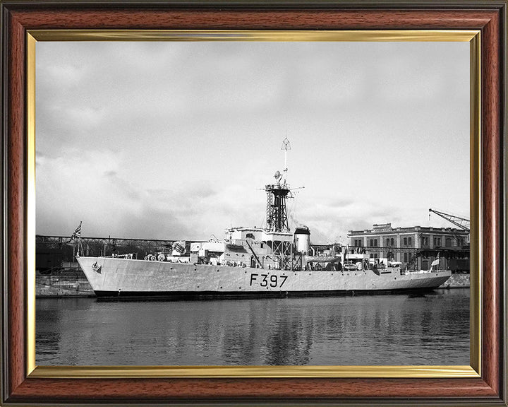 HMS Launceston Castle F397 (K397) Royal Navy Castle class corvette Photo Print or Framed Print - Hampshire Prints