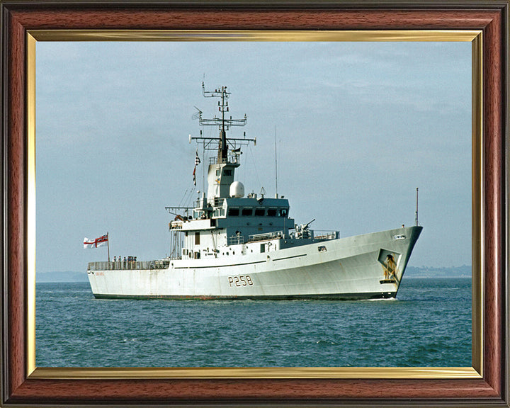 HMS Leeds Castle P258 Royal Navy Castle class Patrol boat Photo Print or Framed Print - Hampshire Prints