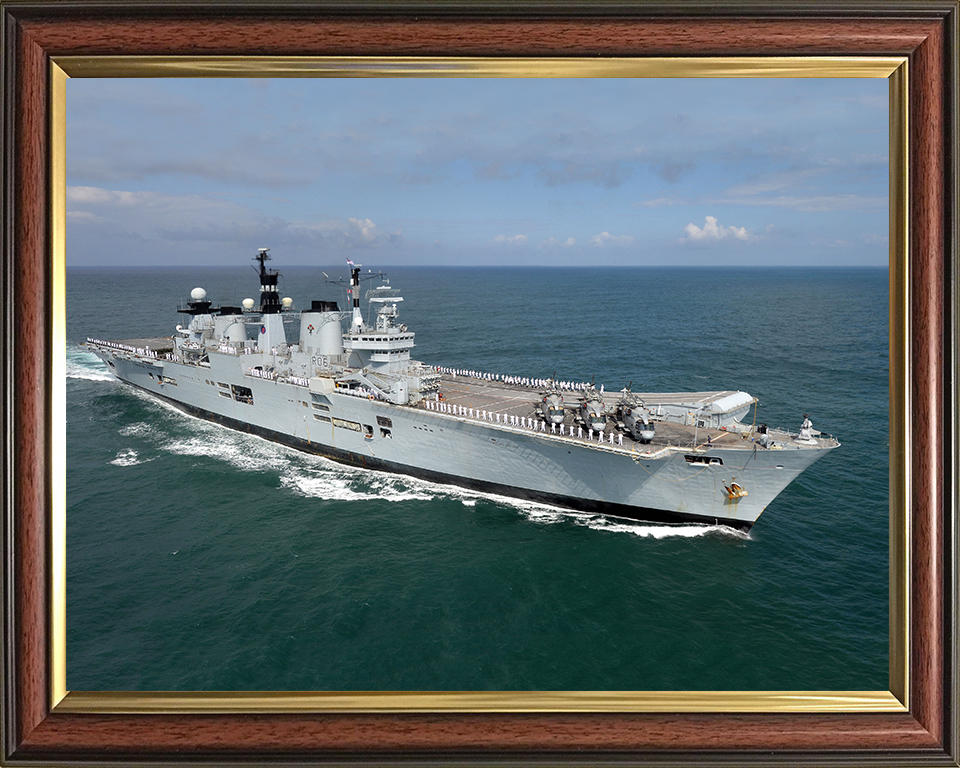 HMS Illustrious R06 | Photo Print | Framed Print | Invincible Class | Aircraft Carrier | Royal Navy Hampshire Prints