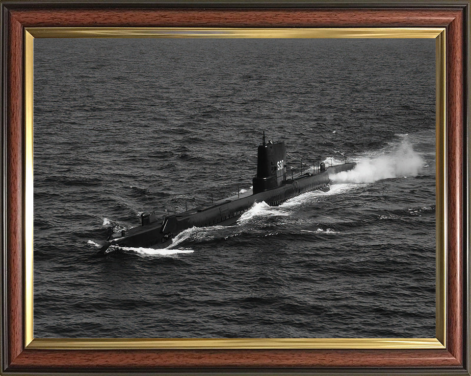 HMS Talent P337 (S37) Royal Navy T class Submarine Photo Print or Framed Print - Hampshire Prints