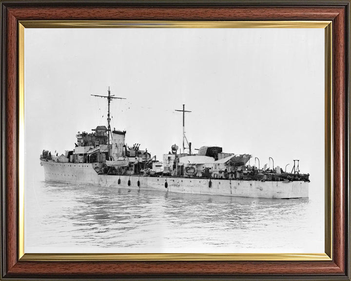 HMS Albrighton L12 Royal Navy Hunt class destroyer Photo Print or Framed Print - Hampshire Prints