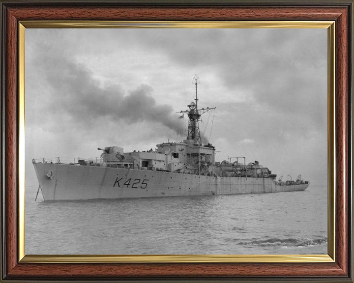 HMS Loch Dunvegan K425 Royal Navy Loch class frigate Photo Print or Framed Print - Hampshire Prints