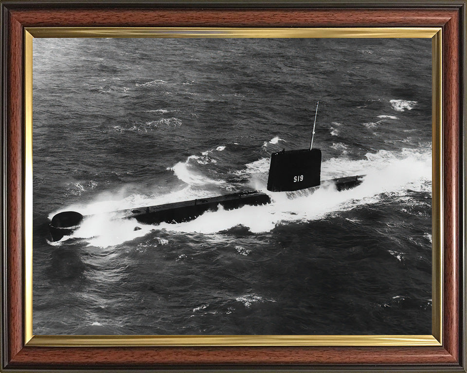 HMS Opossum S19 Royal Navy Oberon class Submarine Photo Print or Framed Print - Hampshire Prints