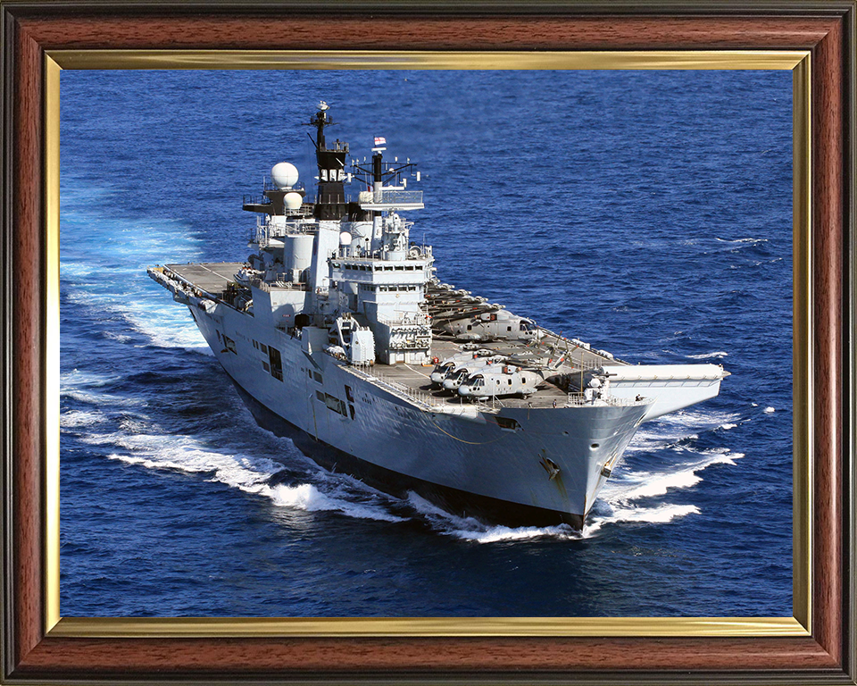 HMS Illustrious R06 | Photo Print | Framed Print | Invincible Class | Aircraft Carrier | Royal Navy Hampshire Prints