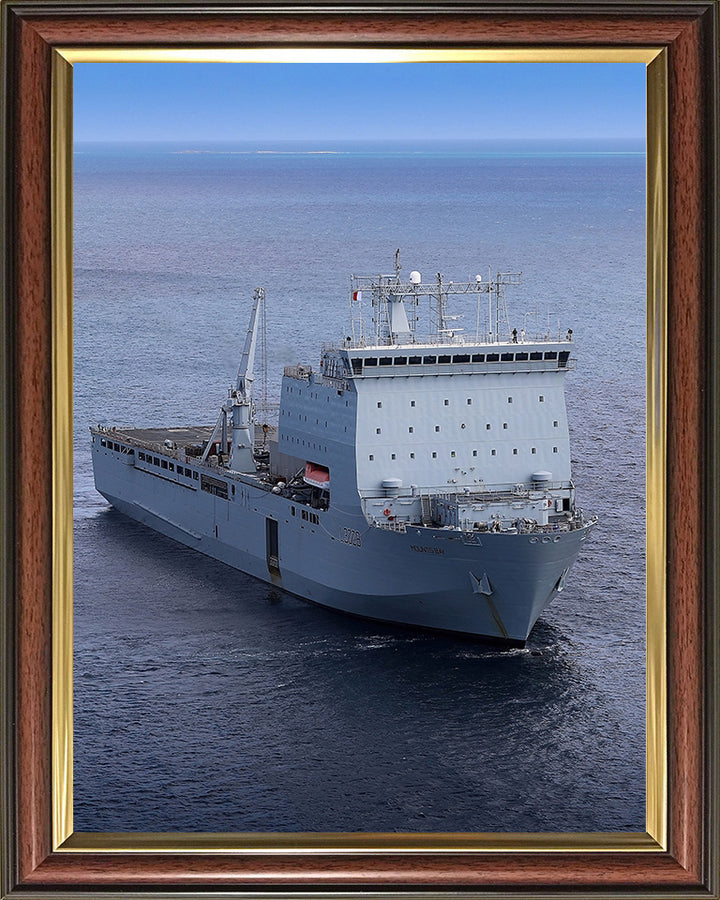 RFA Mounts Bay L3008 | Photo Print | Framed Print | Bay Class | Auxiliary Dock | Royal Fleet Auxiliary Hampshire Prints