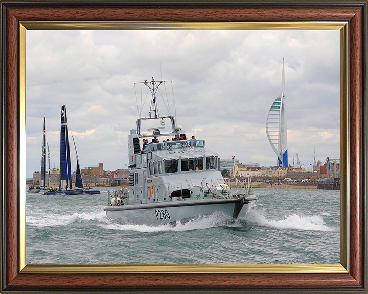 HMS Dasher (P280) Photo Print - Southsea 2015 - Royal Navy Archer Class P2000 Patrol Vessel Posters, Prints, & Visual Artwork Hampshire Prints 10 x 8 Classic Frame No
