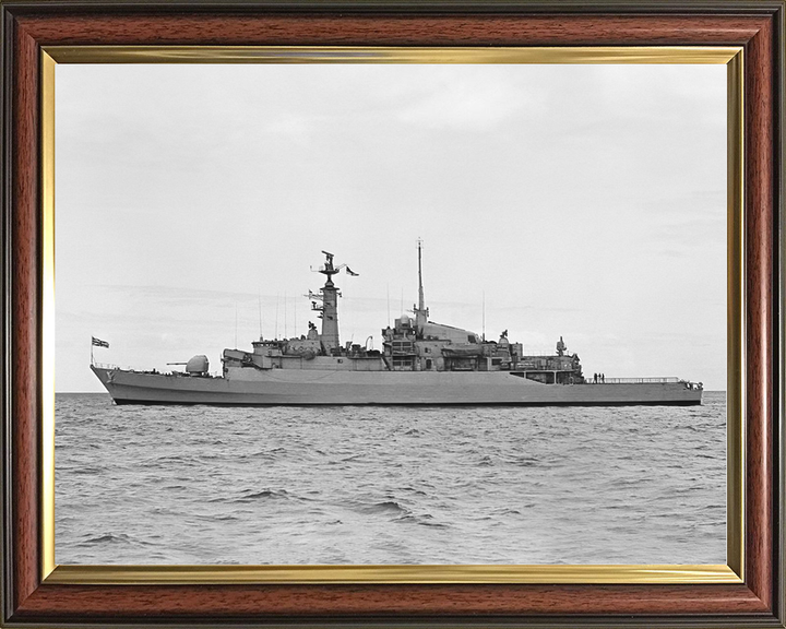 HMS Antelope (F170) Royal Navy Type 21 Frigate Low Port Beam View Photo Print Wall Art Decor Posters, Prints, & Visual Artwork Hampshire Prints 10 x 8 Classic Frame No