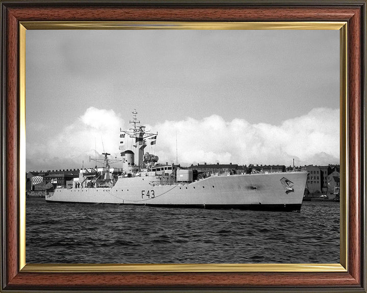 HMS Torquay F43 Royal Navy Whitby Class Frigate Photo Print or Framed Print - Hampshire Prints