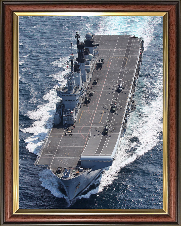 HMS Illustrious R06 | Photo Print | Framed Print | Invincible Class | Aircraft Carrier | Royal Navy Hampshire Prints