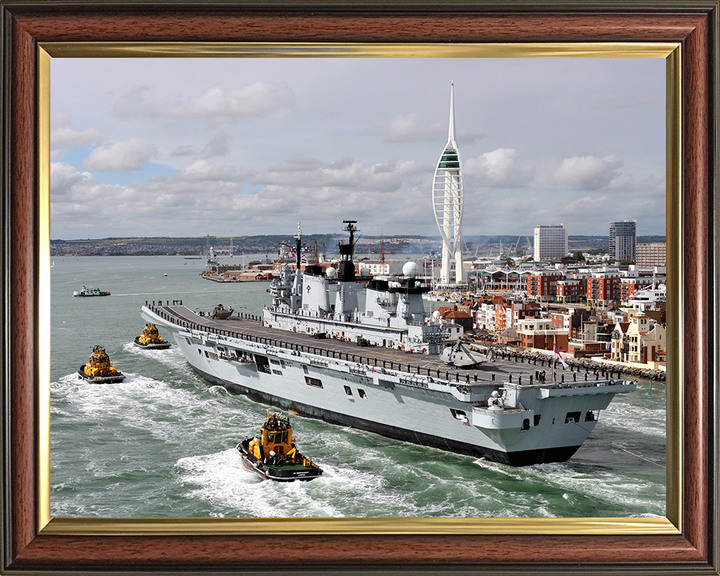 HMS Illustrious R06 | Photo Print | Framed Print | Invincible Class | Aircraft Carrier | Royal Navy Hampshire Prints