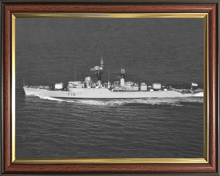 HMS Leopard F14 Royal Navy Leopard class Frigate Photo Print or Framed Print - Hampshire Prints