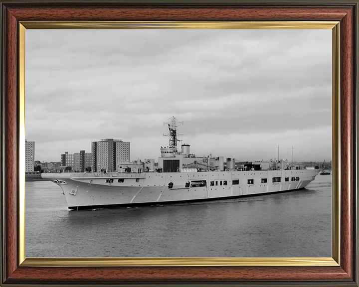 HMS Triumph (A108) - Portsmouth - Royal Navy Heavy Repair Ship Photo Print Wall Art Naval Decor UK (Copy) Posters, Prints, & Visual Artwork Hampshire Prints 10 x 8 Classic Frame No