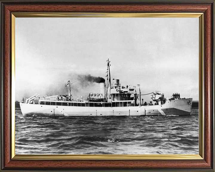 HMS Bryher (T350) Royal Navy Island Class Trawler Starboard Side Photo Print Wall Art Decor Posters, Prints, & Visual Artwork Hampshire Prints 10 x 8 Classic Frame No