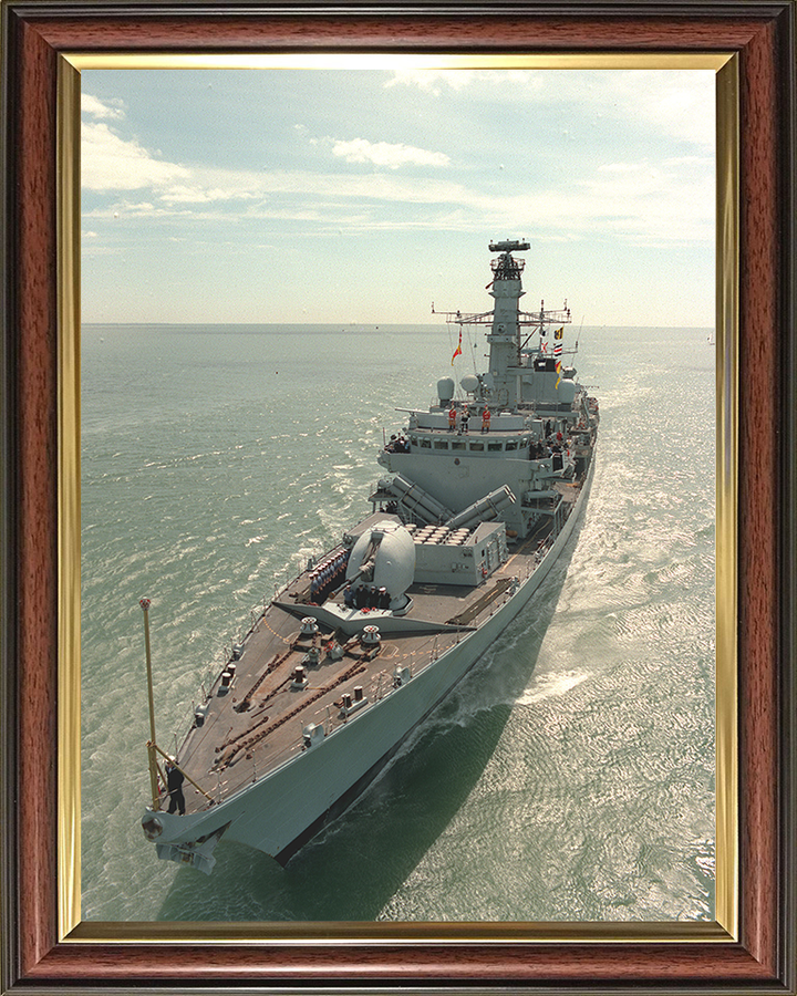 HMS Westminster (F237) Photo Print - Homecoming 2001 - Royal Navy Type 23 Frigate