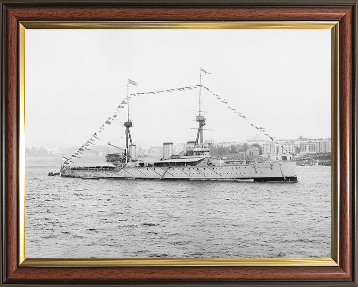 HMS Inflexible (1907) | Photo Print | Framed Print | Invincible Class | Cruiser | Royal Navy Hampshire Prints