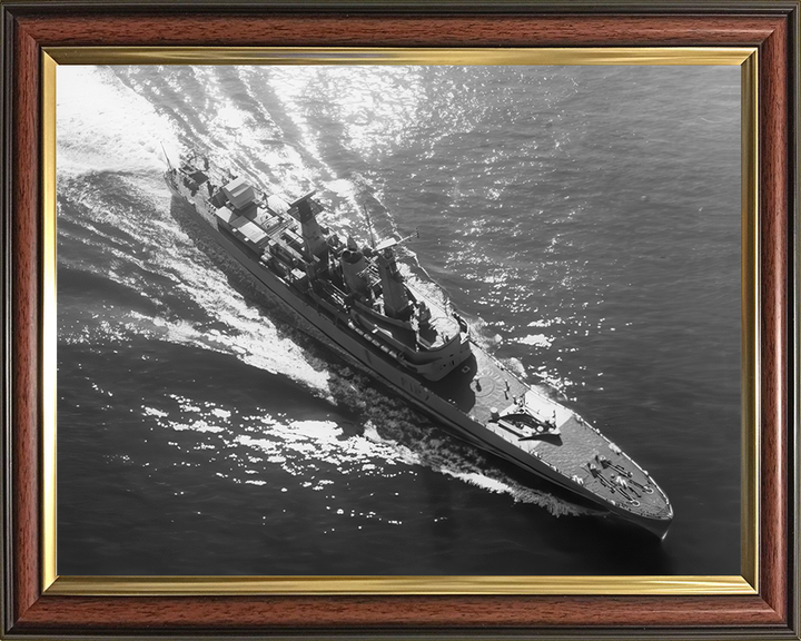HMS Penelope (F127) Photo Print - At Sea 1973 - Royal Navy Leander Class Frigate Hampshire Prints 10 x 8 Classic Frame No