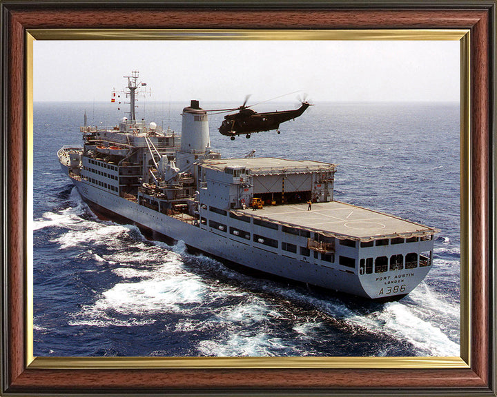RFA Fort Austin A386 | Photo Print | Framed Print | Fort Rosalie Class | Royal Fleet Auxiliary Hampshire Prints