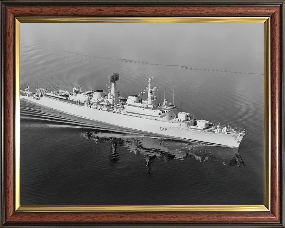 HMS Glamorgan D19 Royal Navy County class Destroyer Photo Print or Framed Print - Hampshire Prints