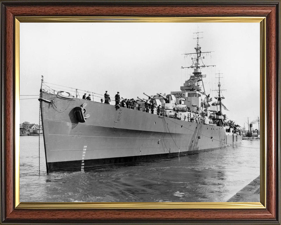 HMS Black Prince (81) | Photo Print | Framed Print | Dido Class | Light Cruiser | Royal Navy Hampshire Prints