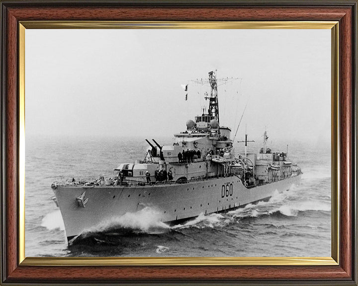 HMS Sluys D60 Royal Navy Battle class destroyer Photo Print or Framed Print - Hampshire Prints