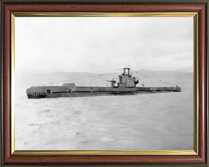 HMS Satyr (P214) Photo Print - Port Side View - Royal Navy S Class Submarine Hampshire Prints 10 x 8 Classic Frame No