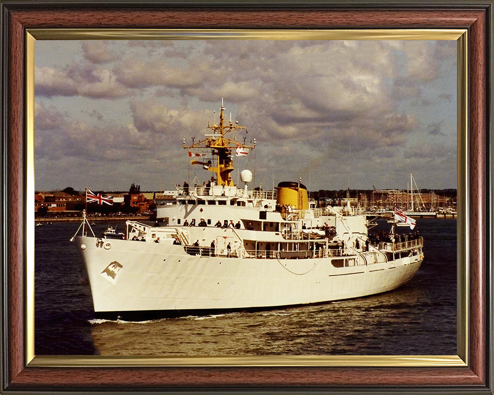 HMS Hecla A133 | Photo Print | Framed Print | Hecla Class | Survey Vessel | Royal Navy Hampshire Prints