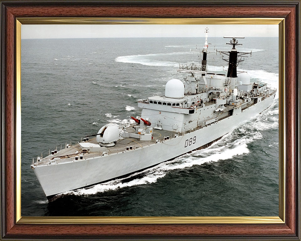 HMS Exeter D89 Royal Navy Type 42 destroyer Photo Print or Framed Print - Hampshire Prints