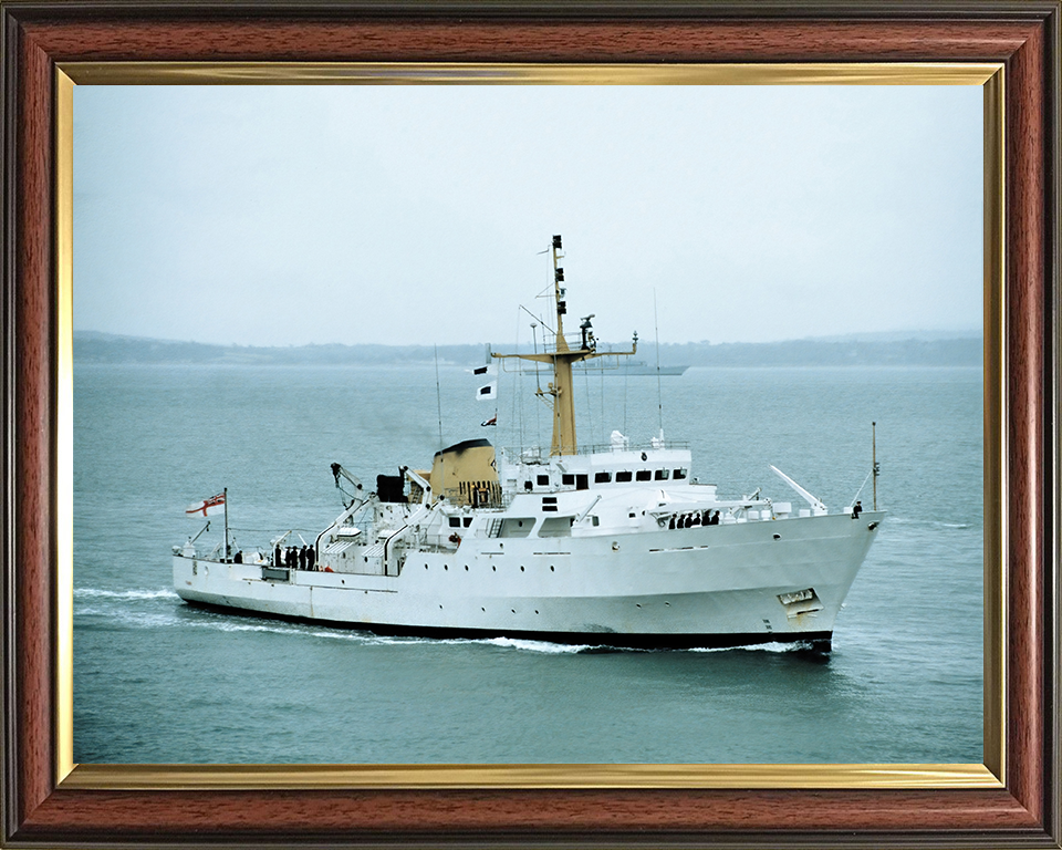 HMS Fawn A325 | Photo Print | Framed Print | Bulldog Class | Hydrographic Survey Ship | Royal Navy Hampshire Prints